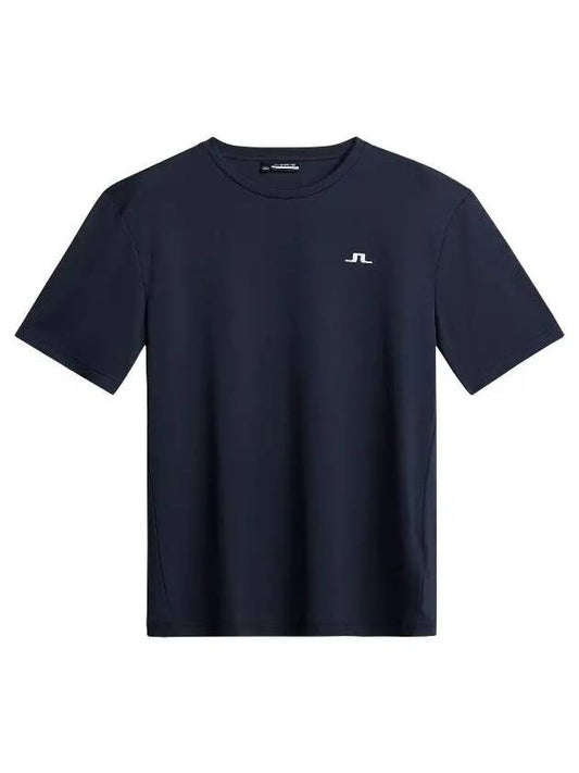 Ade Regular Fit Short Sleeve T-Shirt  JL Navy - J.LINDEBERG - BALAAN 2