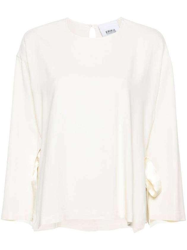 Erika Cavallini Semi-Couture Top White - ERIKA CAVALLINI - BALAAN 1