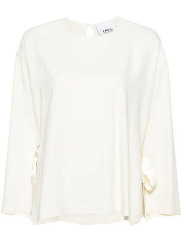 Erika Cavallini Semi-Couture Top White - ERIKA CAVALLINI - BALAAN 1