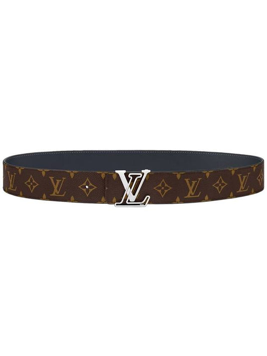 LV Line 40MM Reversible Monogram Canvas Leather Blue Brown - LOUIS VUITTON - BALAAN 1