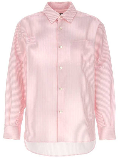 Sela Stripe Shirt Pink - A.P.C. - BALAAN 2