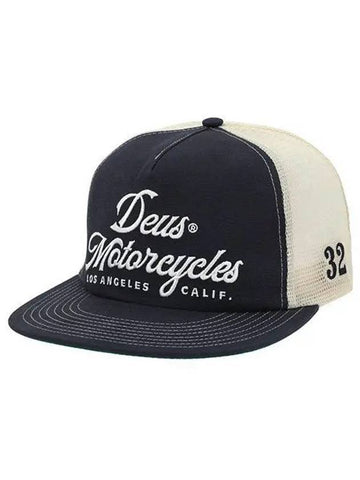 DMF247562 BLU ROUND OUT trucker ball cap hat 271938 1138700 - DEUS EX MACHINA - BALAAN 1