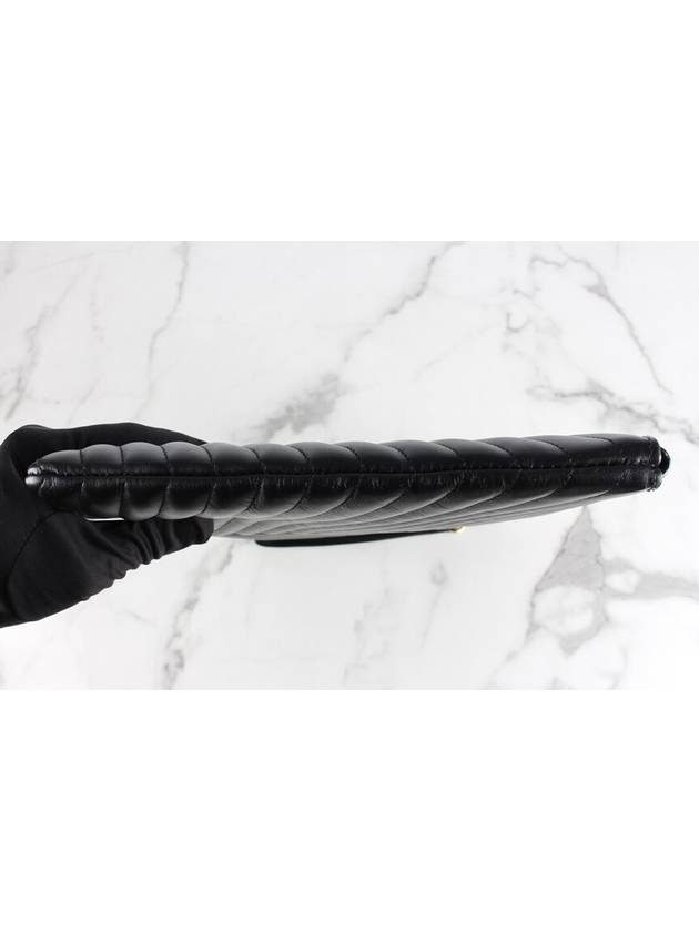 Clutch Black L - SAINT LAURENT - BALAAN 6