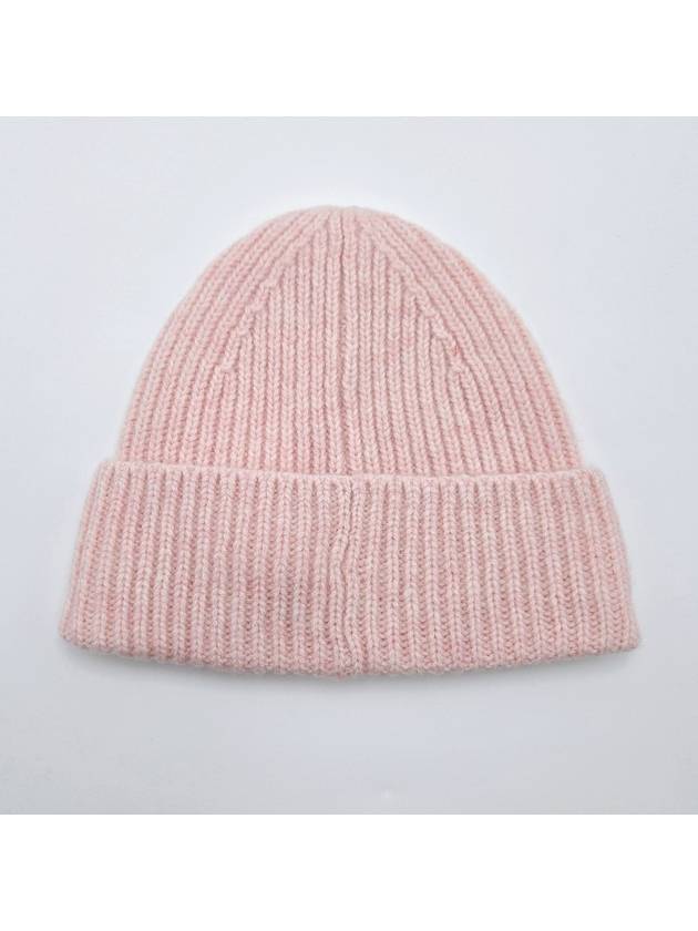 Kids Mini Face Knit Beanie Pink - ACNE STUDIOS - BALAAN 3