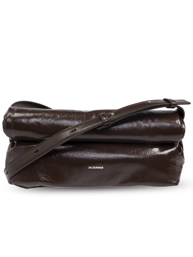 Roll up small shoulder bag chocolate plum - JIL SANDER - BALAAN 1