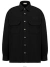 Overshirt Cotton Jacket Black - DIOR - BALAAN 1