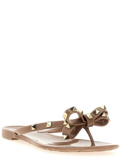 Valentino Garavani Valentino Garavani 'Rockstud' Thong Sandals - VALENTINO - BALAAN 2