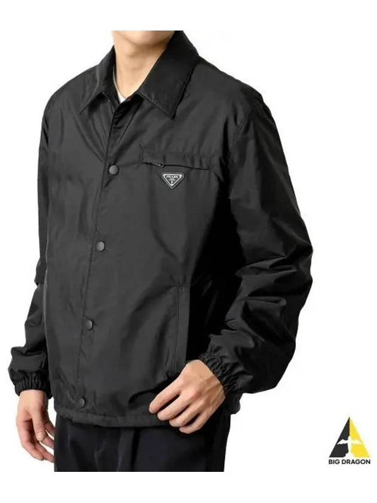 Re-nylon blouson jacket black - PRADA - BALAAN 2