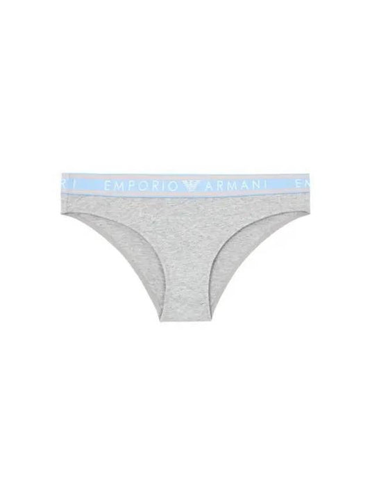 UNDERWEAR Women s Line Logo Banded Cotton Briefs Melange Gray - EMPORIO ARMANI - BALAAN 1