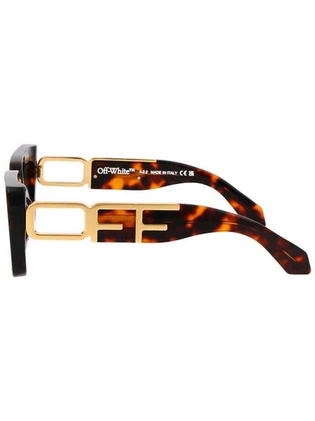 logo-embellished tortoiseshell-effect sunglasses - OFF WHITE - BALAAN 4