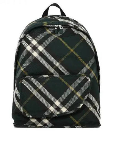 Shield check printing backpack 270832 - BURBERRY - BALAAN 1