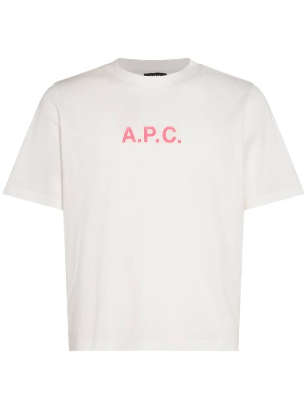 23 fw Apess? White Cotton T-Shirt COGAFF26179AAB B0480428500 - A.P.C. - BALAAN.