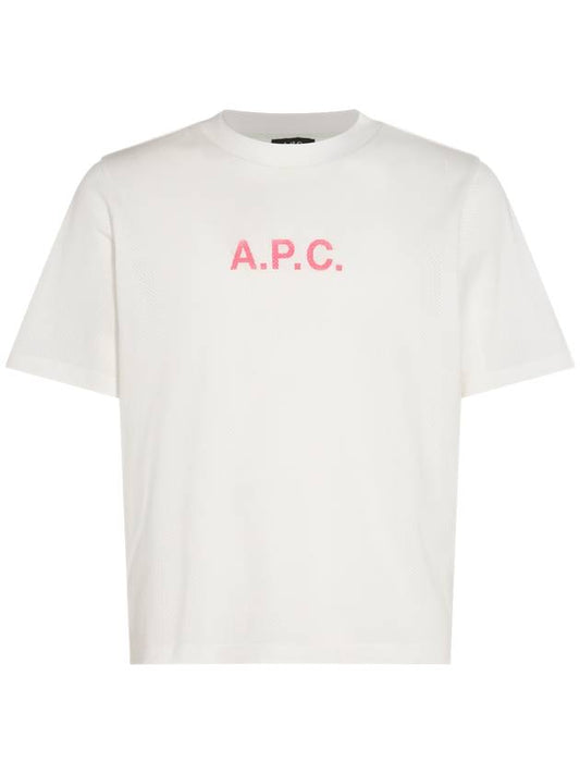 23 fw Apess? White Cotton T-Shirt COGAFF26179AAB B0480428500 - A.P.C. - BALAAN.