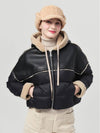 Women s Eco Mustang Patch Down Padded Black Crop Jacket DO6242JP12 1 - DOYOUKNOWMC GOLF WEAR - BALAAN 1