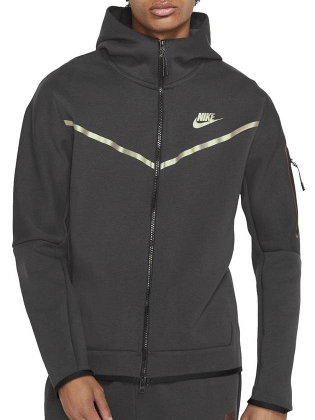 Tech Fleece Full Zip Hooded Jacket Black - NIKE - BALAAN 1