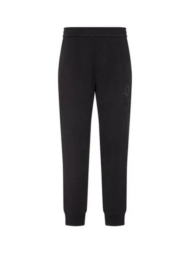 Men s Multi Line Logo Jogger Pants Black 271084 - ARMANI EXCHANGE - BALAAN 1