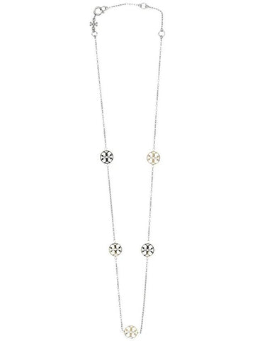 Miller Chain Link Necklace Silver - TORY BURCH - BALAAN 1