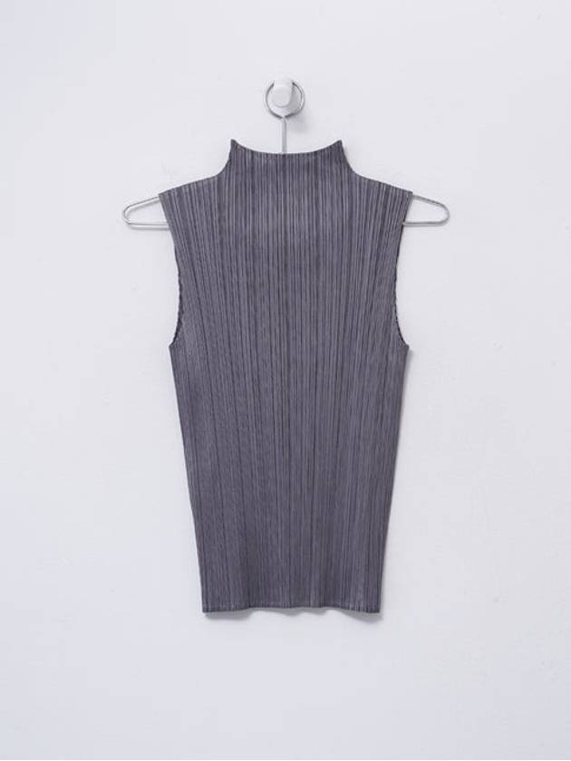 Pleats Basic Sleeveless Grey - ISSEY MIYAKE - BALAAN 3