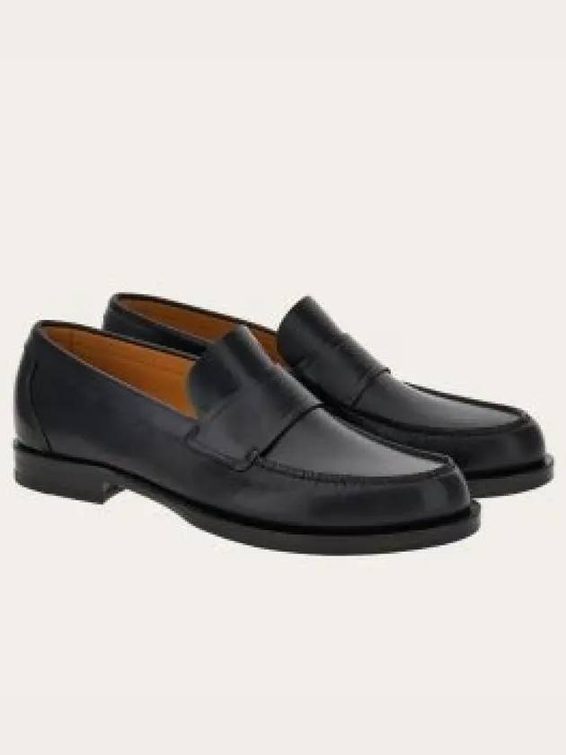 Signature Logo Loafers Black - SALVATORE FERRAGAMO - BALAAN 2