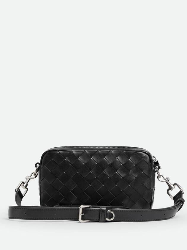 Intrecciato Camera Mini Cross Bag Black - BOTTEGA VENETA - BALAAN 4