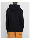 Embroidered Logo Hood Black - JW ANDERSON - BALAAN.