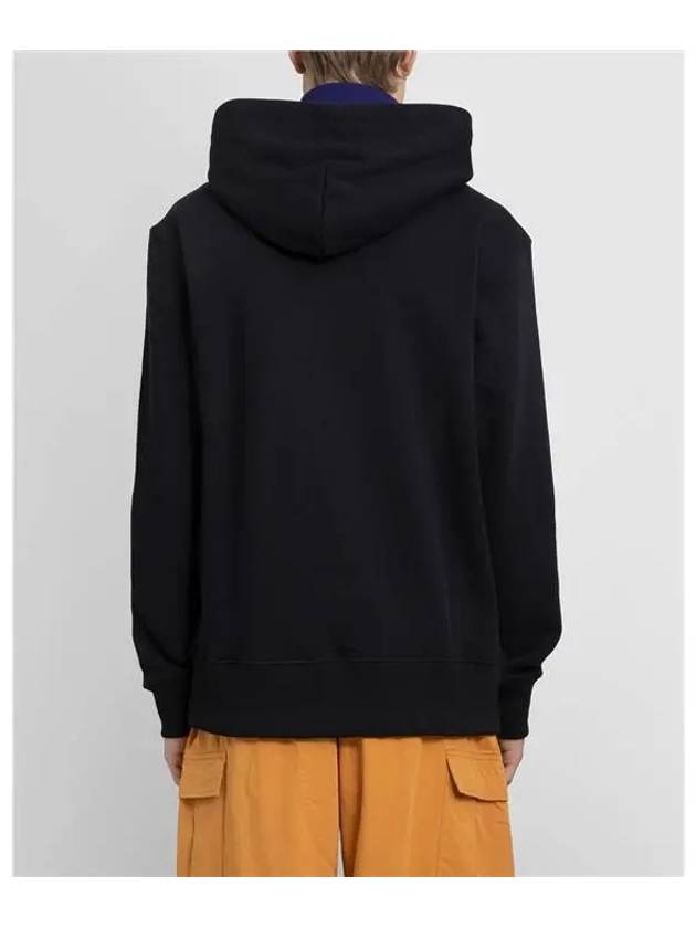 Embroidered Logo Hoodie Black - JW ANDERSON - BALAAN 6