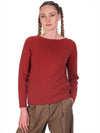 Women's Giori Wool Cashmere Knit Top Red - S MAX MARA - BALAAN 4