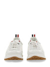 Fine Kid Suede Tech Runner White - THOM BROWNE - BALAAN 8