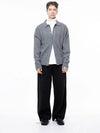 Men s M243OT02GR Dense Cable Collar Neck Knit Button Cardigan Gray - CHANCE'S NOI - BALAAN 5