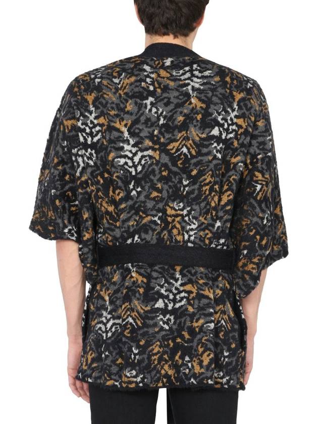 Jacquard Knit Kimono 644663YAWU21026 B0040170085 - SAINT LAURENT - BALAAN 4