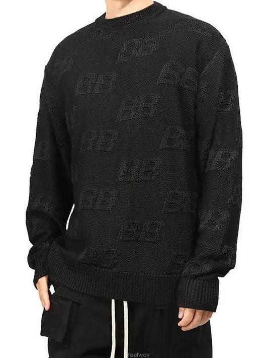 round neck sweatshirt black - BALENCIAGA - BALAAN.