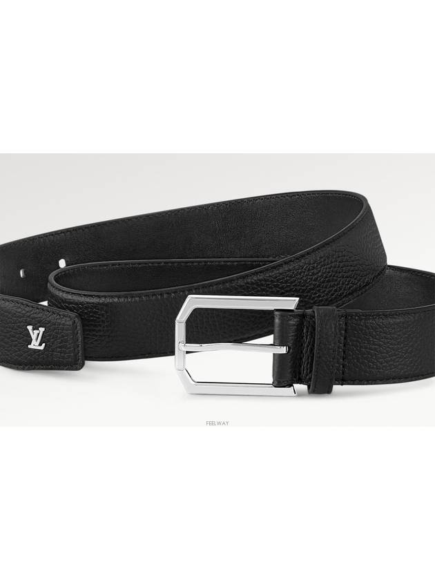 Heritage 35MM Leather Belt Black - LOUIS VUITTON - BALAAN 3