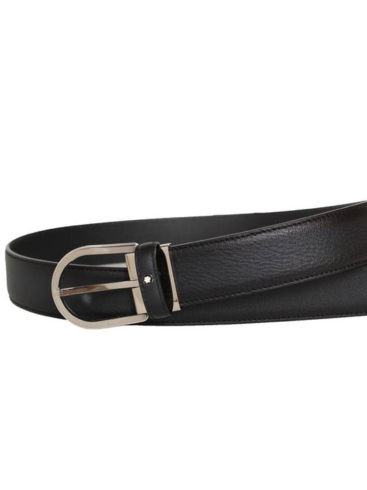 Meisterst?ck Business Sfumato Leather Belt Blue - MONTBLANC - BALAAN 2