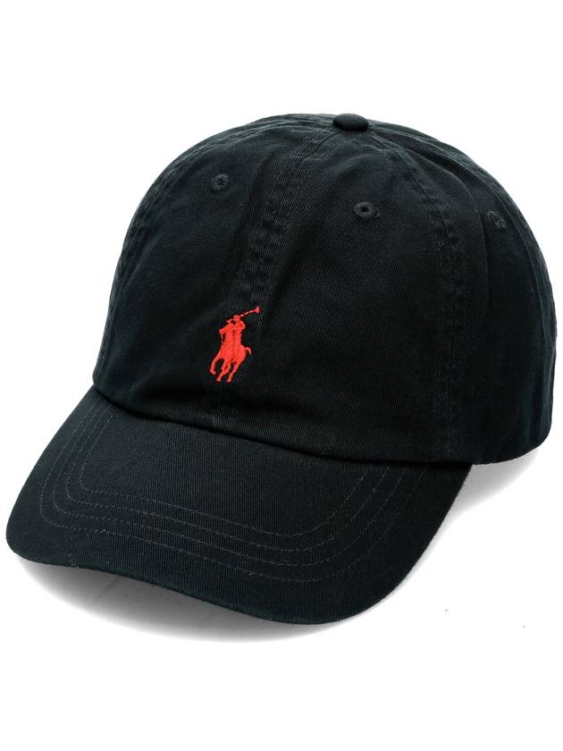 Embroidered Pony Ball Cap Black - POLO RALPH LAUREN - BALAAN 2