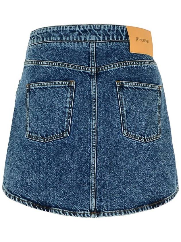 JW Anderson Blue Denim Miniskirt - JW ANDERSON - BALAAN 3