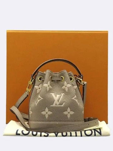 M46291 Bi color Empreinte Nano Noe bucket tote and cross bag 2WAY - LOUIS VUITTON - BALAAN 1