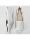 Women's Gommino Leather Driving Shoes White - TOD'S - BALAAN 2