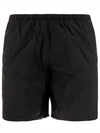 Logo Patch Re-Nylon Swim Shorts Black - PRADA - BALAAN.