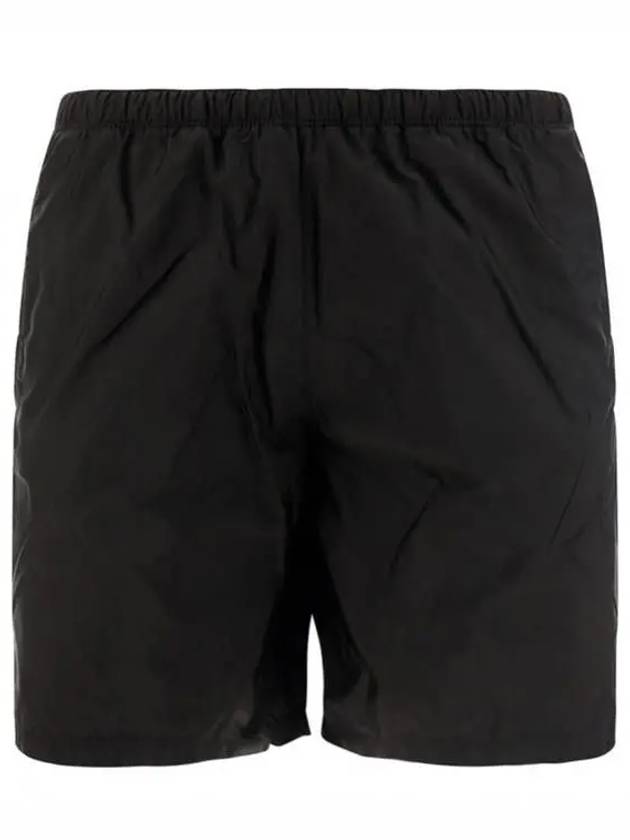 Logo Patch Re-Nylon Swim Shorts Black - PRADA - BALAAN 3