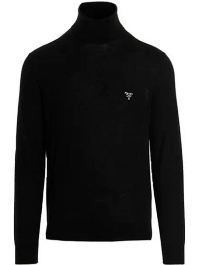 Superfine Wool Turtleneck Sweater Black - PRADA - BALAAN 2