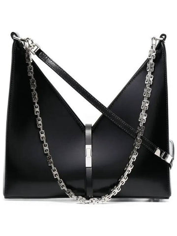 Cutout G Cube Small Chain Shoulder Bag Black - GIVENCHY - BALAAN 1