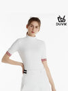 half-neck jacquard knit t-shirt DE2WTS125BK - DUVIK - BALAAN 3