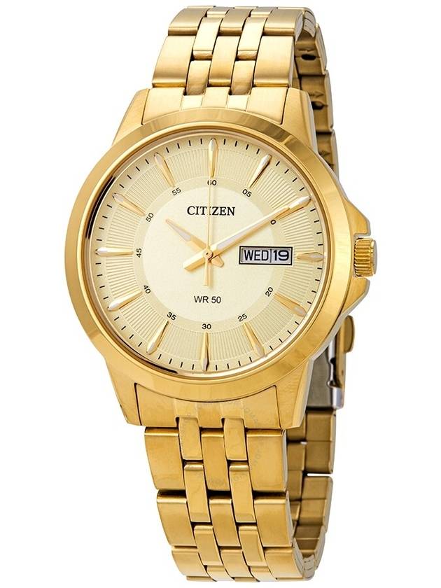 Citizen Quartz Champagne Dial Men's Watch BF2013-56P - CITIZEN - BALAAN 1