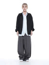 Herrington Linen Biker Varsity Jacket Black - CHANCE'S NOI - BALAAN 4