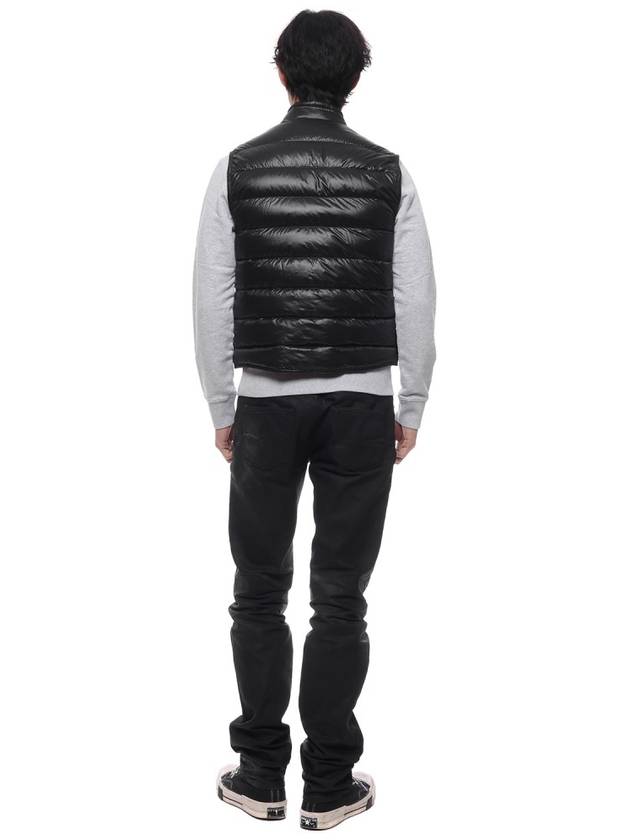 Gui Logo Patch Padded Vest Black - MONCLER - BALAAN 6