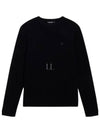 Yuri Merino Logo Crew Neck Sweater Black - J.LINDEBERG - BALAAN 2