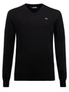 Men's Lehman V-Neck Knit Top Black - J.LINDEBERG - BALAAN 2