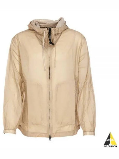 Light Microweave Laminated Overshirt Hooded Jacket Beige - CP COMPANY - BALAAN 2