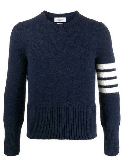 Diagonal Armband Knit Top Navy - THOM BROWNE - BALAAN 2