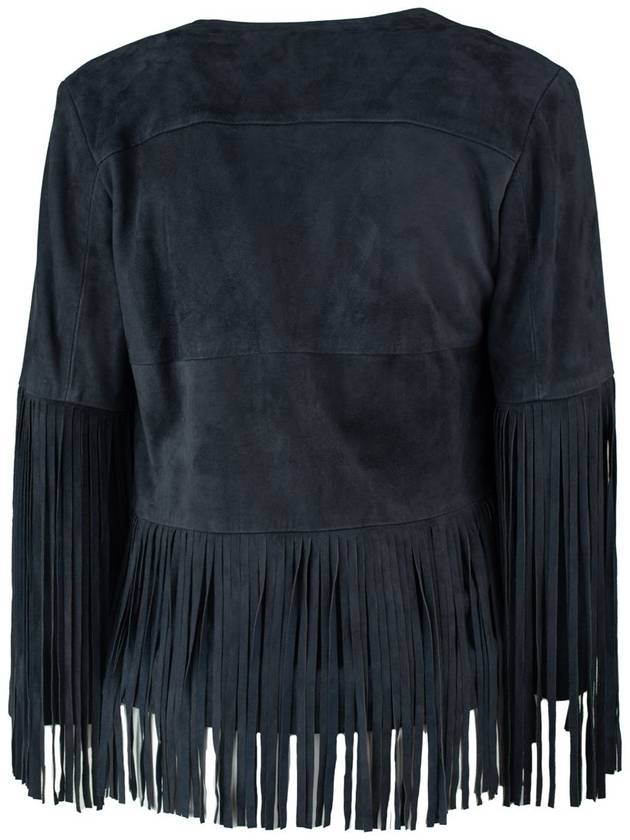 Mono Suede Fringed Tassel Jacket - MONO - BALAAN 3